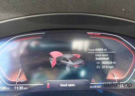 2020 BMW 540I xDrive from USA, damaged, VIN WBAJS3C07LCE31112